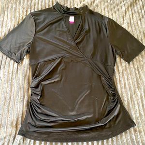 Black Polyester Top